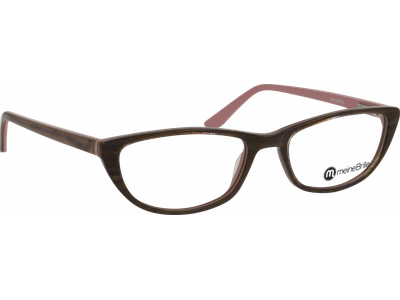 meineBrille Brille Damen meineBrille 04-40190-02, Khaki-Rosé Glitzer Ansicht 2