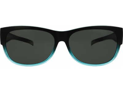 SunRay Sonnenbrille Unisex SunRay 06-00320-02 Überbrille, Schwarz/Türkis matt Ansicht 3