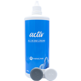 All in One Lösung meineLinse activ All-in-One-Lösung Einzelflasche