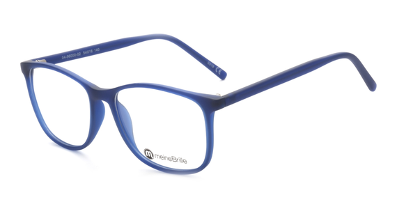 meineBrille 04-96000-02, Dunkel Blau Matt - Ansicht 3