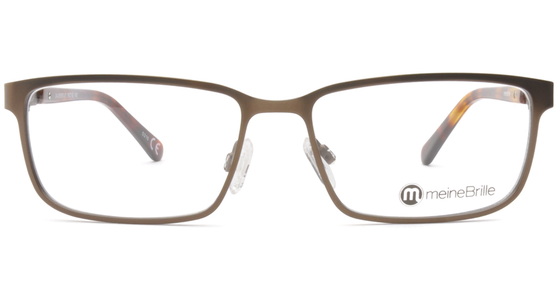 meineBrille 04-69080-01, Bronce/Braun front - Ansicht 3