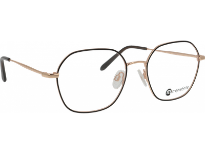 meineBrille Brille Unisex meineBrille 04-30000-01 Schwarz/ Kupfergold Ansicht 4