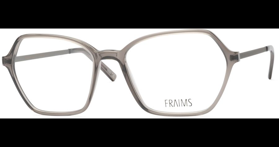 FRAIMS Brille Unisex FRAIMS 03-07010-01 Cyndi, Grau glzd./ dunkel-Gun matt Ansicht 1