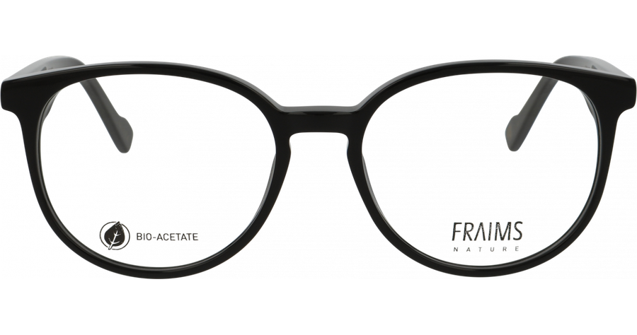 FRAIMS Brille Unisex FRAIMS NATURE 03-31120-01 Erika, schwarz glänzend Ansicht 1
