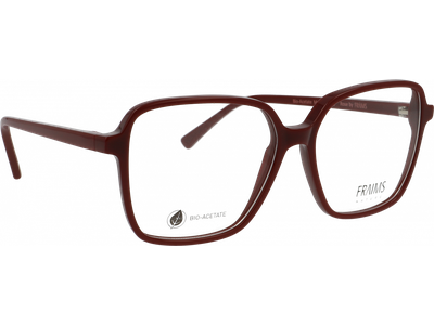 FRAIMS Brille Unisex FRAIMS NATURE 03-23000-02 Rose, Bordeaux glänzend Ansicht 3