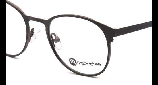 meineBrille 04-79000-02, Schwarz/Nougat Matt nah - Ansicht 8