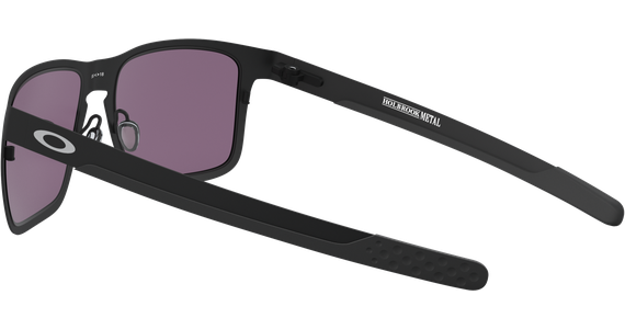 Oakley Holbrook Metal 0OO4123 412304, Matt Schwarz/Jade Iridium - Ansicht 5