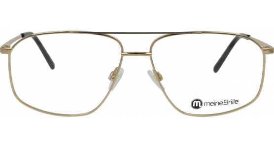 meineBrille 04-20190-02 Gold glänzend Frontansicht - Ansicht 3