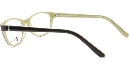 meineBrille 04-69180-01, Schwarz/Hellgrün seite - Ansicht 5