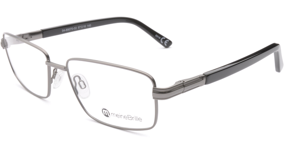 meineBrille 04-69070-02, Dunkel Gun/Schwarz links - Ansicht 2