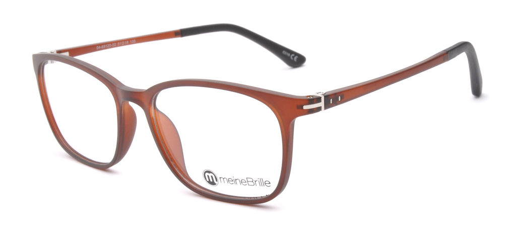 meineBrille 04-69120-02, Dunkel Braun Matt