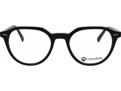 meineBrille Brille Unisex meineBrille 04-30030-01, Schwarz glänzend Ansicht 2