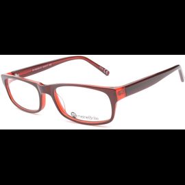 meineBrille 04-69220-01, Braun/Rot links
