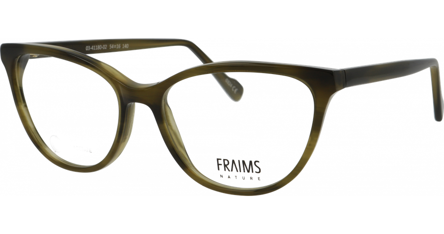 FRAIMS Brille Damen FRAIMS NATURE 03-41180-02 Ilva, oliv meliert Ansicht 1