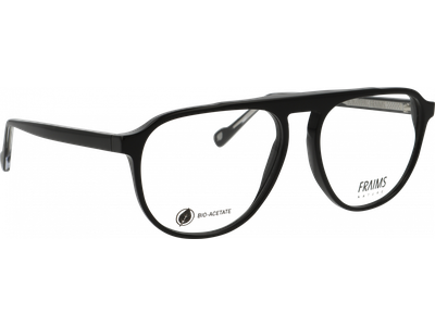 FRAIMS Brille Unisex FRAIMS NATURE 03-41200-01 River, schwarz/schwarz-transparent Ansicht 2