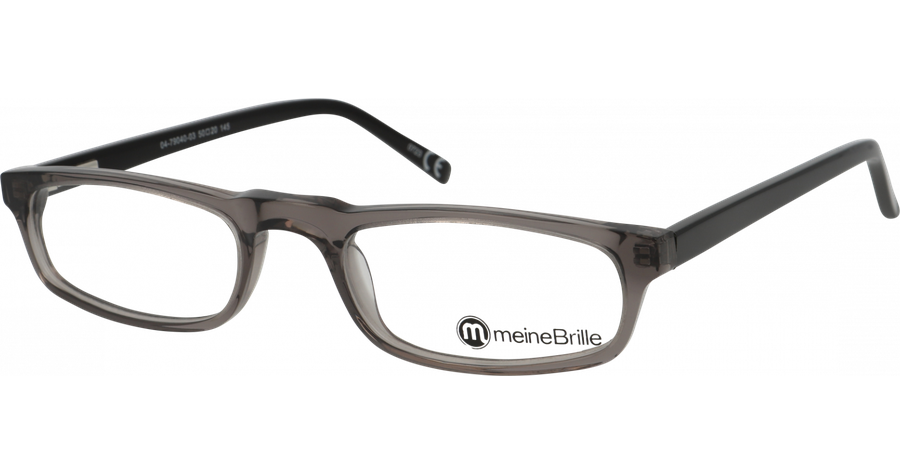 meineBrille Brille Unisex meineBrille 04-79040-03, grau transparent glzd. Ansicht 1