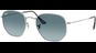 Ray-Ban 0RB3548N 003/3M Hexagonal Flat Lenses 