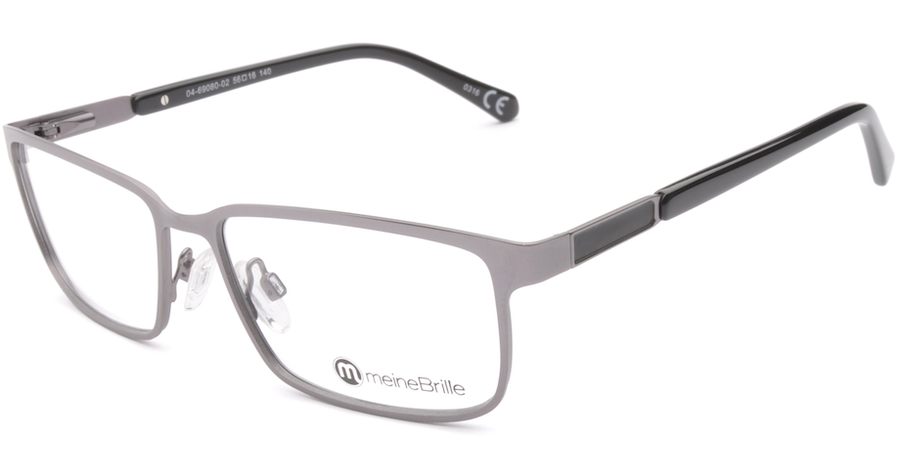 meineBrille 04-69080-02, Dunkel Gun/Schwarz links