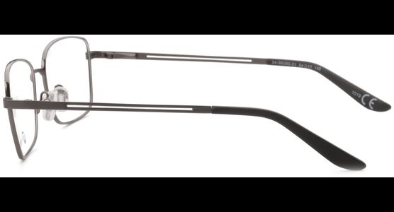meineBrille 04-96080-01, Dunkel Gun Matt seite - Ansicht 5