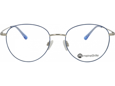 meineBrille Brille Damen meineBrille 04-96090-05, Blau/Silber glänzend Ansicht 4