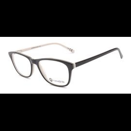 meineBrille 04-69040-02, Schwarz/Creme links