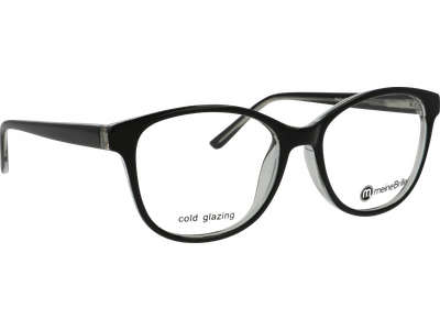 meineBrille Brille Damen meineBrille 04-30090-02, Schwarz/Transparent Ansicht 4