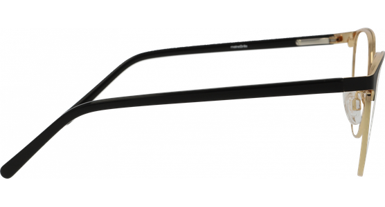 meineBrille 04-30010-01 Schwarz matt/Gold glänzend - Ansicht 4