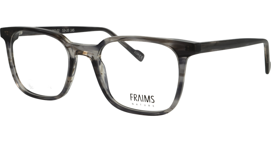 FRAIMS Brille Herren FRAIMS NATURE 03-41260-02 Ashley Rauchgrau glänzend  Ansicht 1