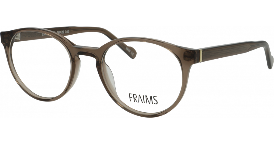 FRAIMS Brille Damen FRAIMS 03-41230-01 Kim, grau-braun kristall glänzend Ansicht 1