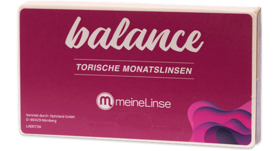 meineLinse balance torische Monatslinsen 6er - Ansicht 3
