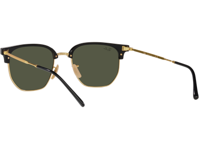 Ray-Ban New Clubmaster RB4416 Glänzendes Schwarz auf Gold/ Grün 601/31 - Ansicht 5