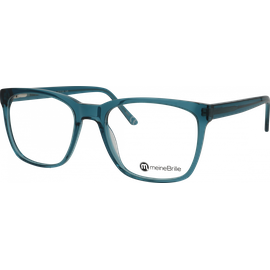 meineBrille Brille Herren meineBrille 04-40180-02, Blau Transparent glänzend