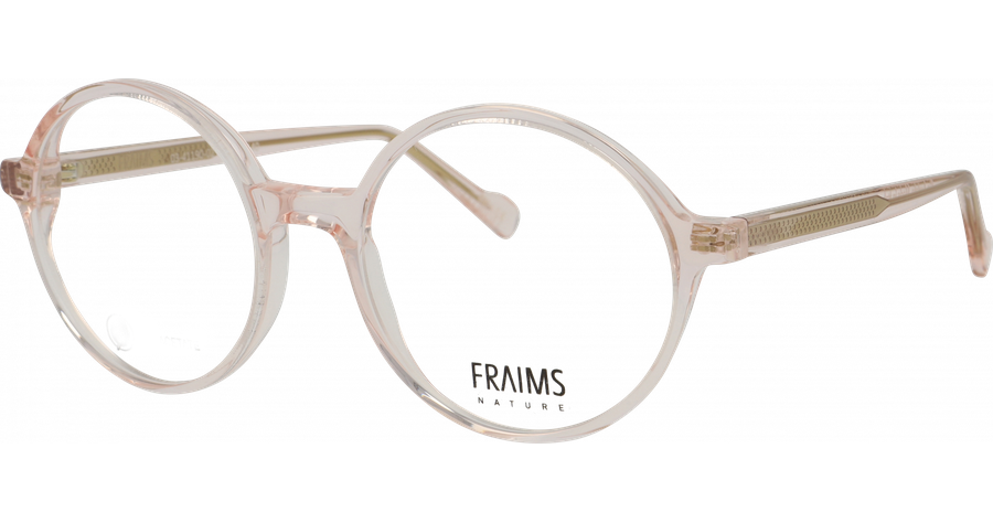 FRAIMS Brille Damen FRAIMS NATURE 03-41190-02 Holly, rosè transparent glänzend Ansicht 1