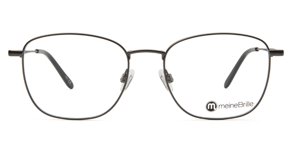 meineBrille 04-12060-01, Dunkel Gun Matt Front - Ansicht 2