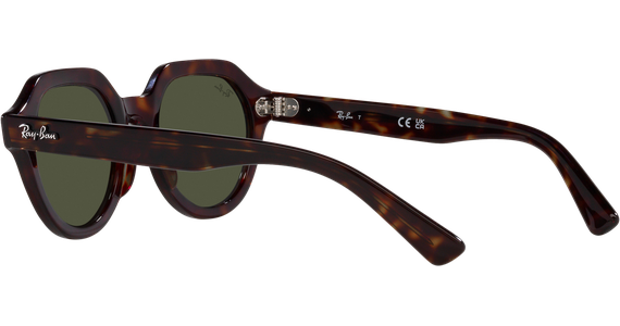 Ray-Ban Gina RB4399 Glänzendes Havana/Grün 902/31 - Ansicht 5