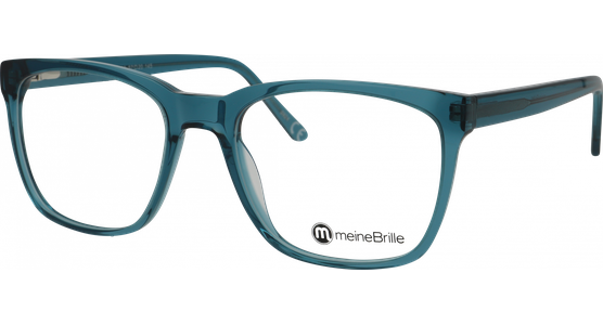 meineBrille 04-40180-02, Blau Transparent glänzend - Ansicht 2