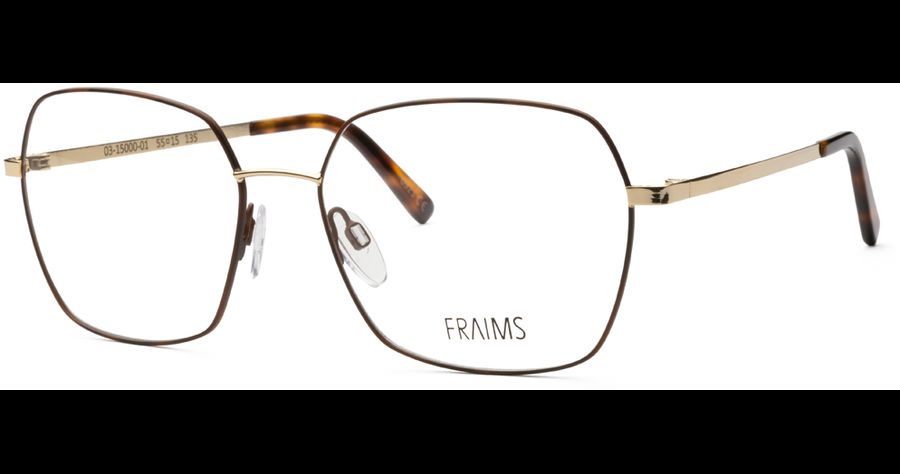 FRAIMS Brille Damen FRAIMS 03-15000-01 Dionne, Havanna/Gold Ansicht 1